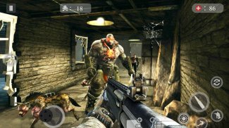 Zombie Critical Army Strike : Attack Games 2018 screenshot 0