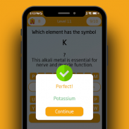 Chemistry periodic table quiz screenshot 2