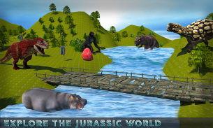 Jungle Dino Truck Transport 3D screenshot 2