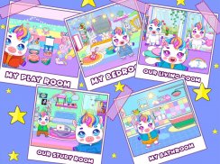 Mini Town: Baby Unicorn Games screenshot 4