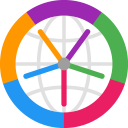 Horzono time zones world clock Icon