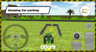 3D Tractor Car Parking screenshot 9