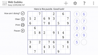 Web Sudoku screenshot 9