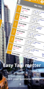 Taxi meter, Mileage Tracker, Work diary : Cabidi screenshot 3
