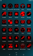 Flat Black and Red Icon Pack v4.7 ✨Free✨ screenshot 18