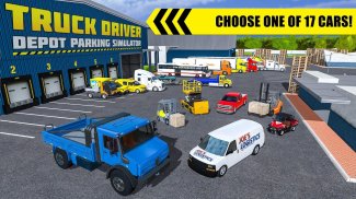 Truck Driver: Depot Parking Si screenshot 3