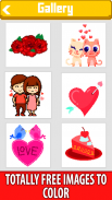 Valentine Love Color By Number screenshot 7