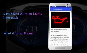 Dashboard Car Warning Light screenshot 1