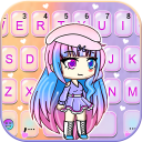 Cute Cartoon Girl Keyboard Theme Icon