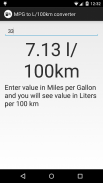 MPG to L/KM Converter screenshot 0