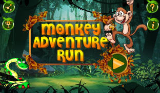 Обезьяна Приключения Run screenshot 10
