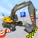 Real Excavator 3D Parking Game Icon