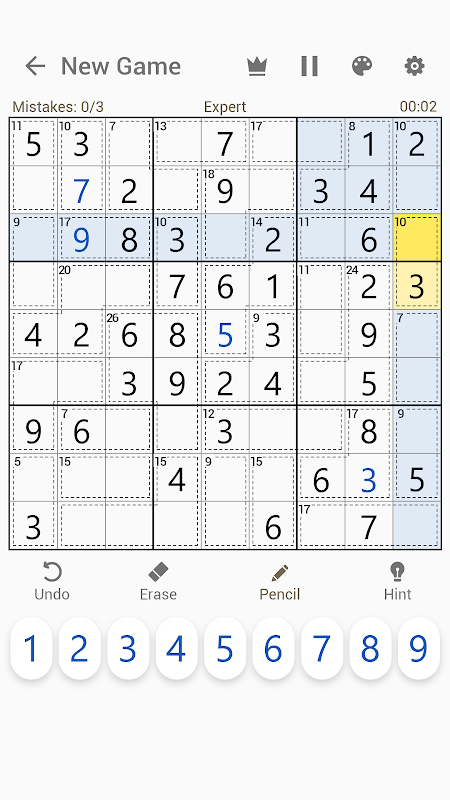 Killer Sudoku Master SumSudoku versão móvel andróide iOS apk baixar  gratuitamente-TapTap