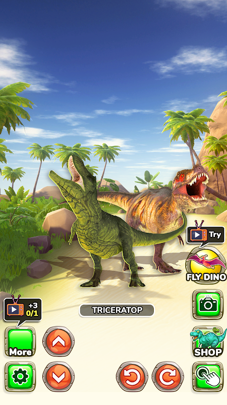 Dino T-Rex Simulator 3D 1.8 APK + Mod (Unlimited money) for Android