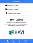 HAVI Claims screenshot 1