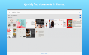 Adobe Scan scanner de documents et PDF avec OCR screenshot 2