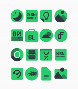 Warak Green - Icon Pack screenshot 1