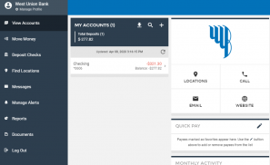 West Union Bank Mobile screenshot 4