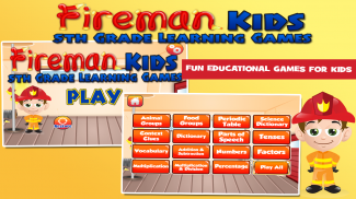 5th Grade Games: Fireman screenshot 2