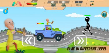 Motu Patlu Hill Racing Fight screenshot 4