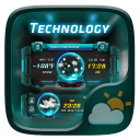 Technology GO Weather Widget Theme