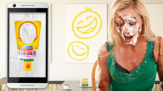 Cake on face antistress Prank screenshot 0