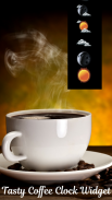 Tasty Coffee Clock Widget screenshot 0