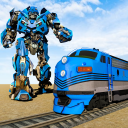 Mega Robot Transformation War : Train Robot Games