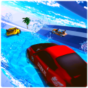 Water Surfing Car - Waterpark Stunts