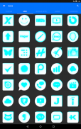 Inverted White and Cyan Icon Pack ✨Free✨ screenshot 9