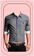 Men Shirt Photo Suits screenshot 0