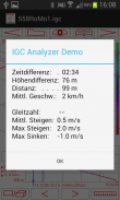 IGC Analyzer Demo screenshot 1