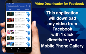 Video Downloader for Facebook‏ screenshot 2