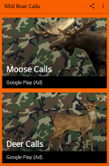 Wild Boar Hunting Calls screenshot 2
