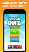 Bubble Quiz - Erraten Sie das Icon, ein Quizspiel screenshot 1