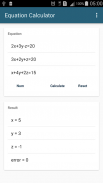 Algebra Equation Calculator screenshot 0