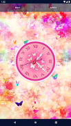Butterfly Analog Clock screenshot 4