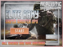 Elite Army Sniper Shooter Ops screenshot 0