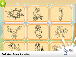 owl coloring book screenshot 5