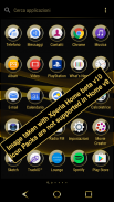 Black & Gold Theme for Xperia screenshot 11