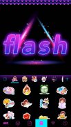 Flash Emoji Kika KeyboardTheme screenshot 3
