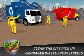 Garbage Trash Dump Truck Driving screenshot 2