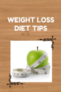 Weight Loss Diet Tips screenshot 0