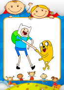 Coloring Adventure Time Games screenshot 2