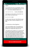 Combination - Permutation Calculator screenshot 1
