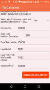 Income Tax / Advance Tax Calculator screenshot 0