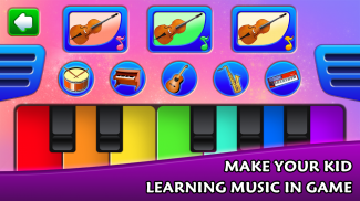 FunnyTunes: kids learn music instruments toy piano screenshot 0