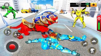 tanque volador hacer robot batalla juego de leones screenshot 2
