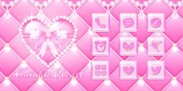 Twinkle heart GO Launcher Theme screenshot 4