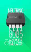 8085 • Neutrino Simulator and Assembler screenshot 3